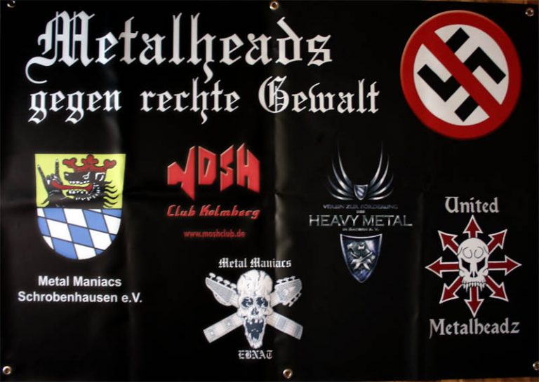 Metalheads gegen rechte Gewalt
