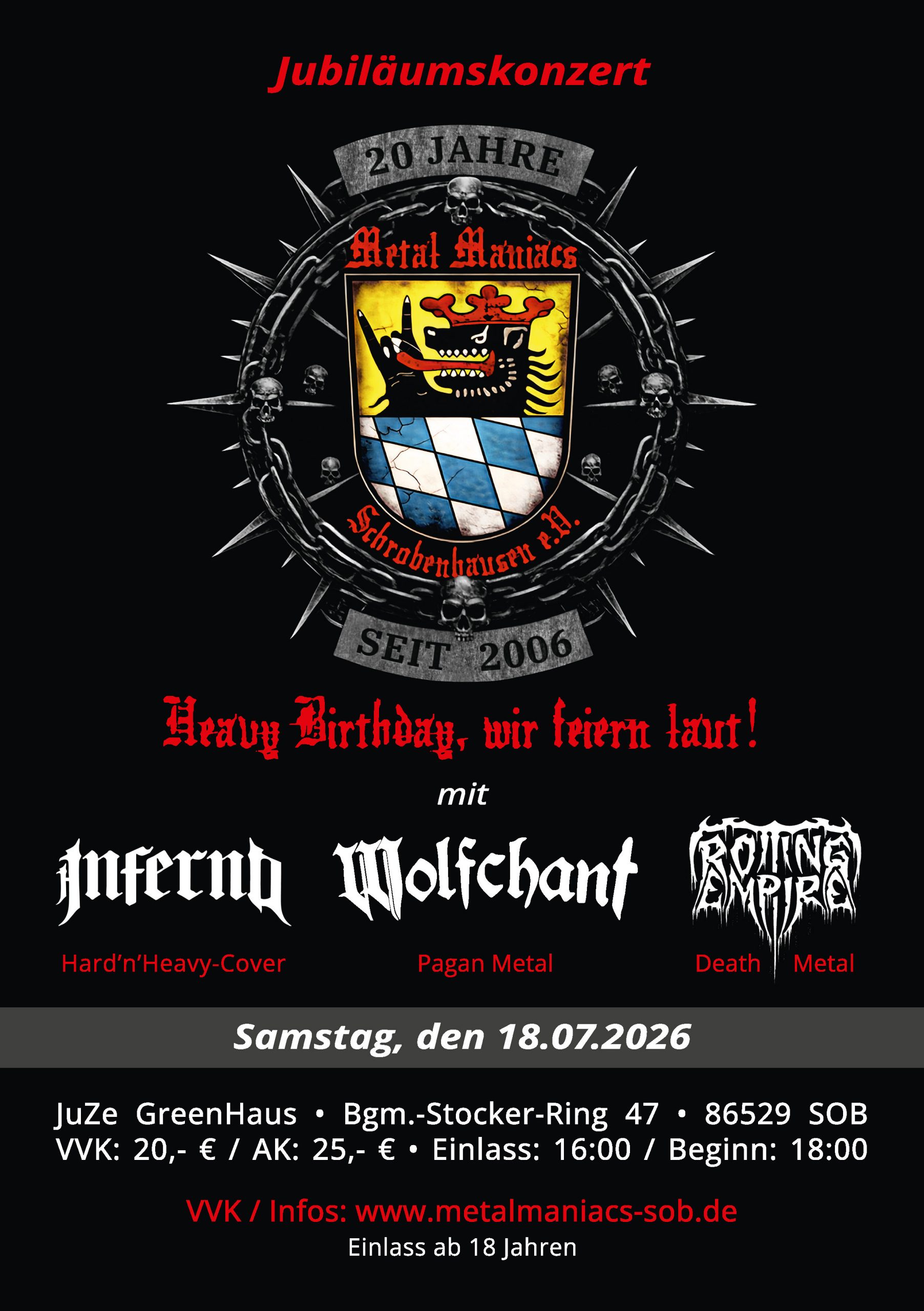 Heavy Birthday - wir feiern laut!